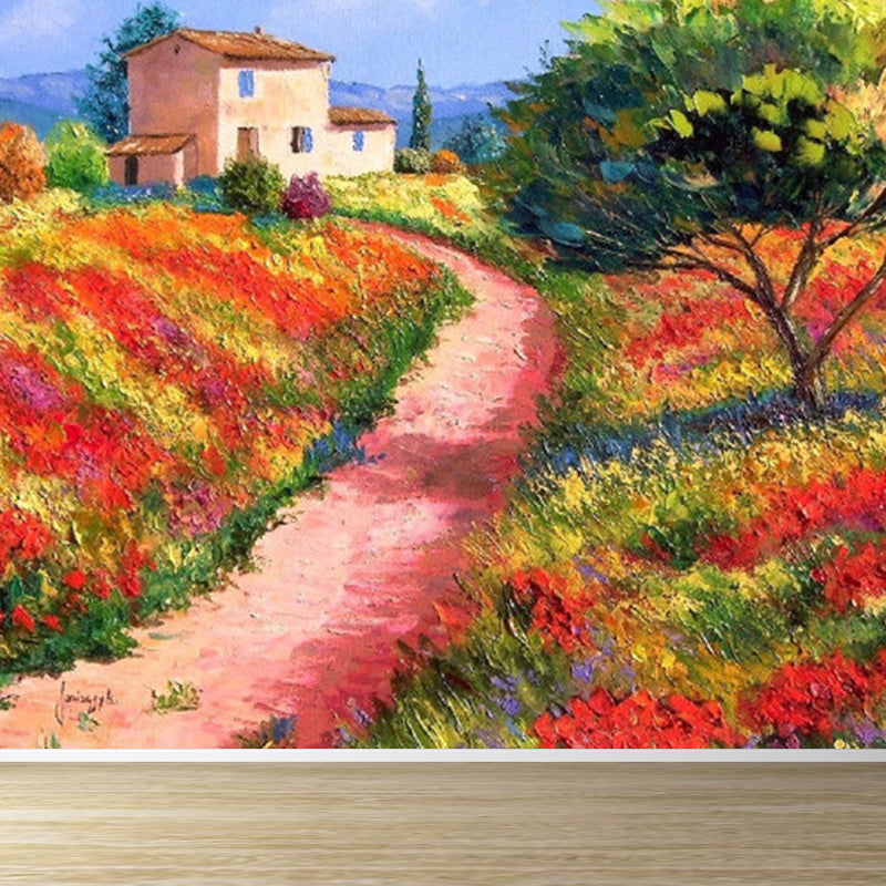 Classic Natural Landscape Mural Decal Light Color Decorative Wall Decor for Kitchen Clearhalo 'Wall Decor' 'Wall Mural' 1922747