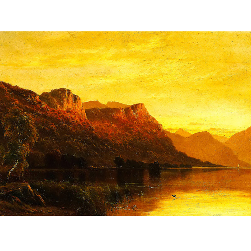 Classic Natural Landscape Mural Decal Light Color Decorative Wall Decor for Kitchen Clearhalo 'Wall Decor' 'Wall Mural' 1922759