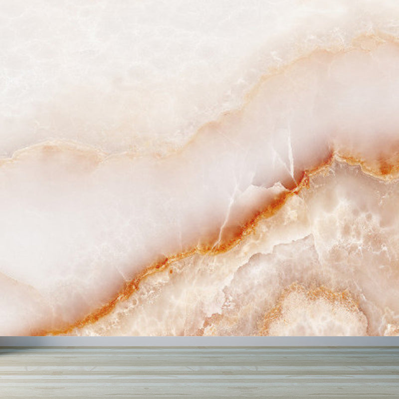 Light Color Marble Look Mural Wallpaper Texture Contemporary Stain Resistant Wall Art Clearhalo 'Wall Decor' 'Wall Mural' 1922787