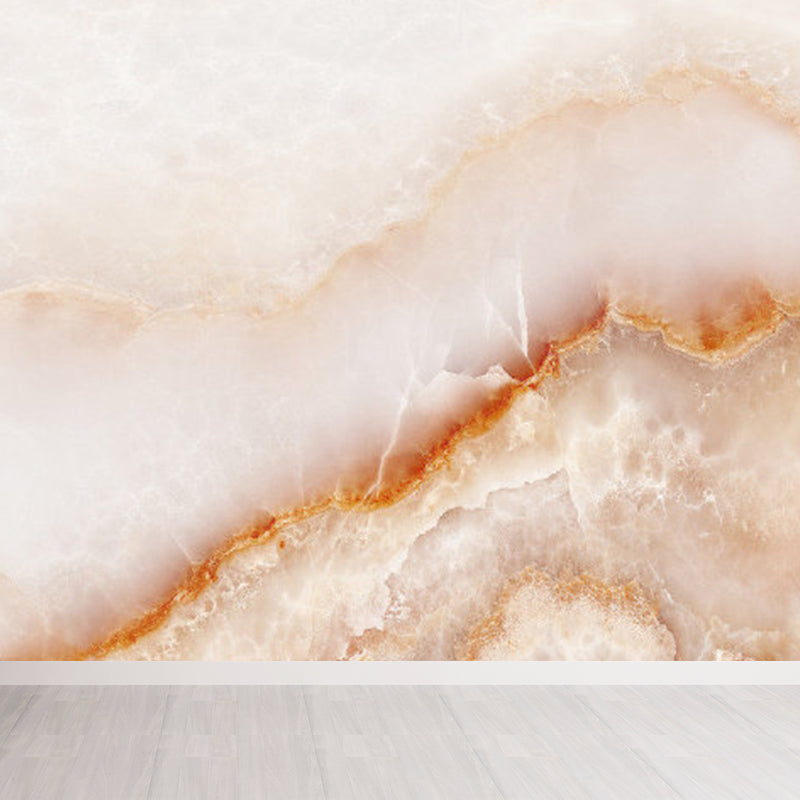 Light Color Marble Look Mural Wallpaper Texture Contemporary Stain Resistant Wall Art Clearhalo 'Wall Decor' 'Wall Mural' 1922788