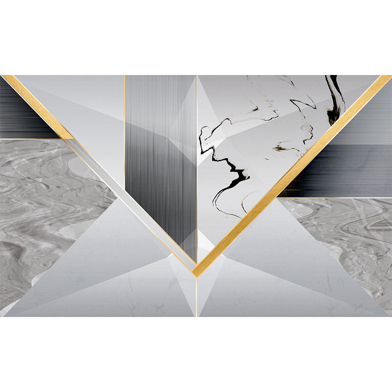 Non-Woven Decorative Wall Mural Modern Geometric Pattern Wall Covering for Guest Room Clearhalo 'Wall Decor' 'Wall Mural' 1922854