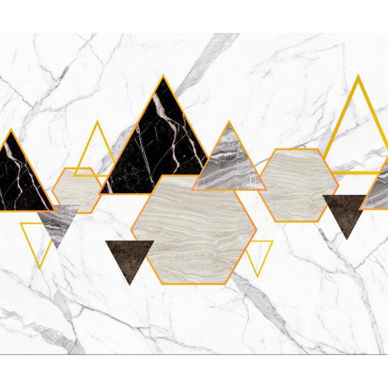 Light Color Abstract Print Mural Wallpaper Moisture-Proof Wall Art for Dining Room Clearhalo 'Wall Decor' 'Wall Mural' 1922879