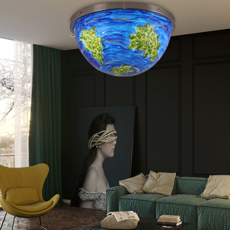 Bedroom Bowl Flush Ceiling Light Fixture Acrylic Contemporary Flush Mount Ceiling Light Clearhalo 'Ceiling Lights' 'Close To Ceiling Lights' 'Close to ceiling' 'Flush mount' Lighting' 192598