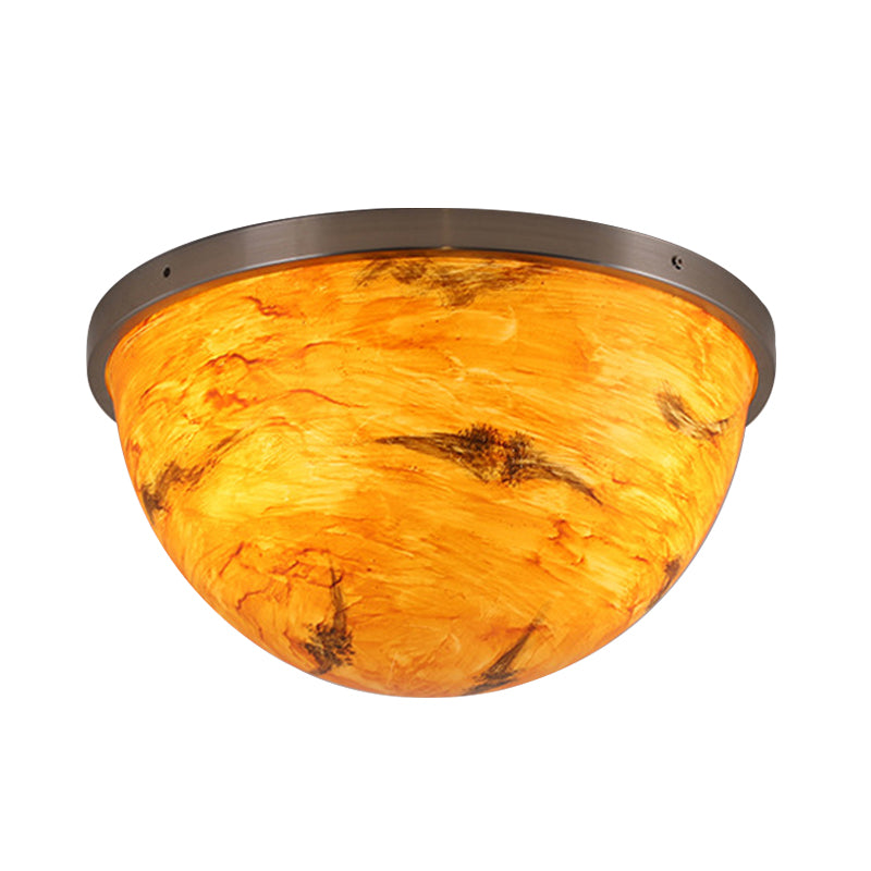 Bedroom Bowl Flush Ceiling Light Fixture Acrylic Contemporary Flush Mount Ceiling Light Clearhalo 'Ceiling Lights' 'Close To Ceiling Lights' 'Close to ceiling' 'Flush mount' Lighting' 192608