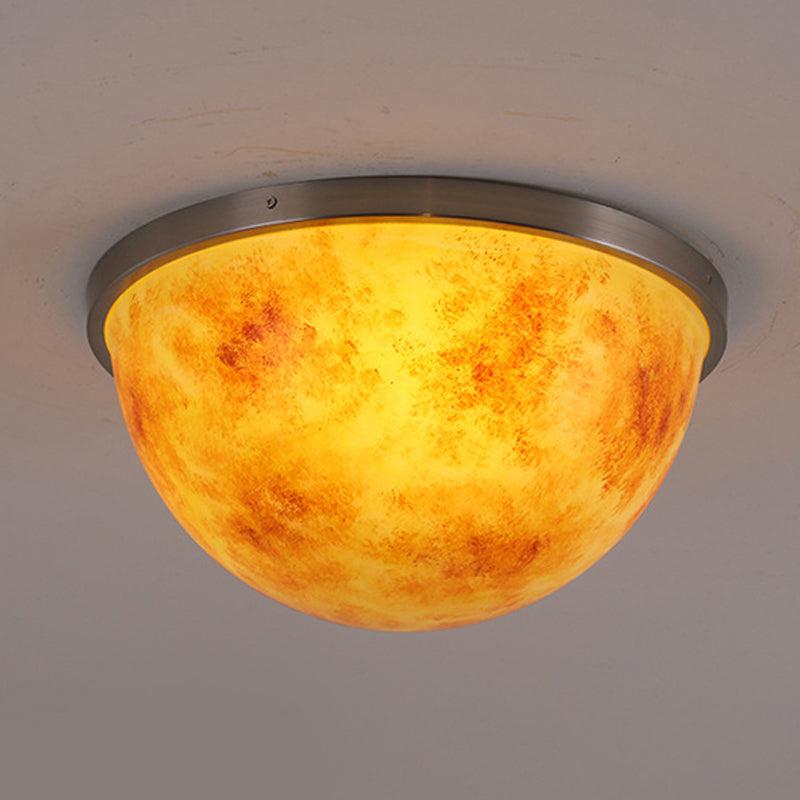 Bedroom Bowl Flush Ceiling Light Fixture Acrylic Contemporary Flush Mount Ceiling Light Clearhalo 'Ceiling Lights' 'Close To Ceiling Lights' 'Close to ceiling' 'Flush mount' Lighting' 192611