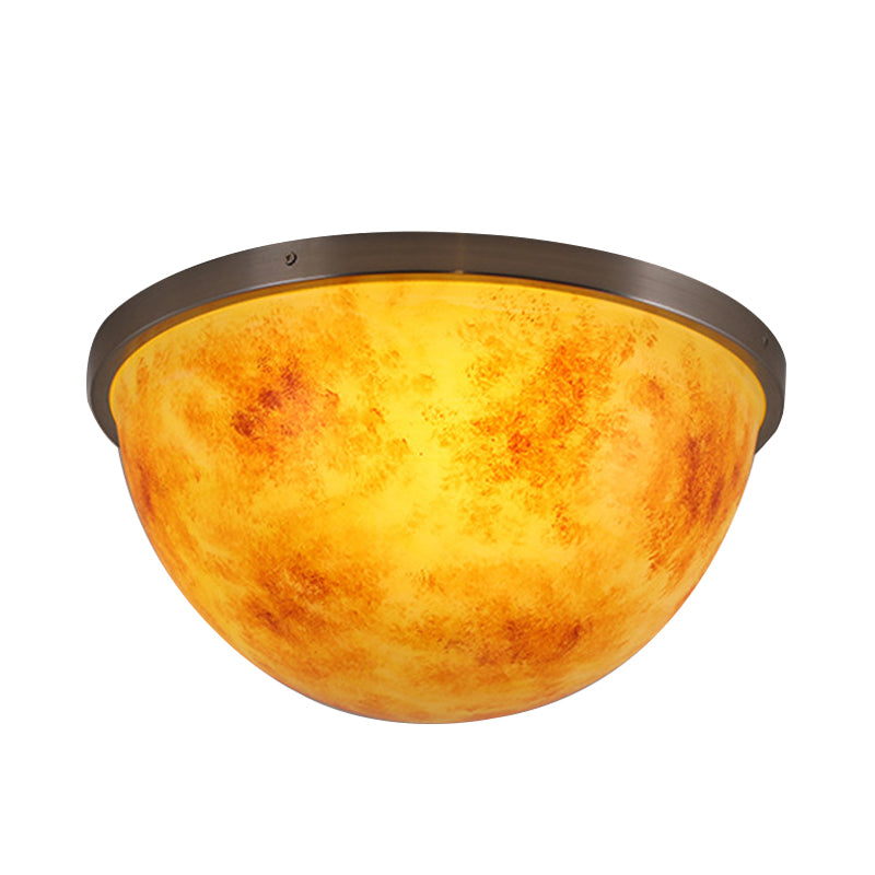 Bedroom Bowl Flush Ceiling Light Fixture Acrylic Contemporary Flush Mount Ceiling Light Clearhalo 'Ceiling Lights' 'Close To Ceiling Lights' 'Close to ceiling' 'Flush mount' Lighting' 192612