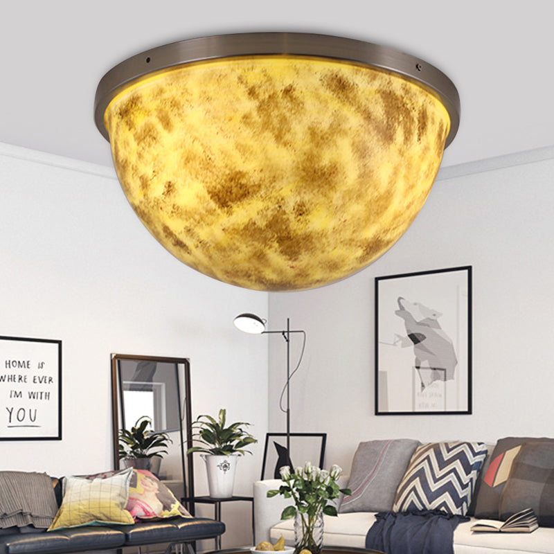 Bedroom Bowl Flush Ceiling Light Fixture Acrylic Contemporary Flush Mount Ceiling Light Clearhalo 'Ceiling Lights' 'Close To Ceiling Lights' 'Close to ceiling' 'Flush mount' Lighting' 192614