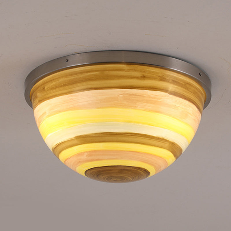 Bedroom Bowl Flush Ceiling Light Fixture Acrylic Contemporary Flush Mount Ceiling Light Clearhalo 'Ceiling Lights' 'Close To Ceiling Lights' 'Close to ceiling' 'Flush mount' Lighting' 192617