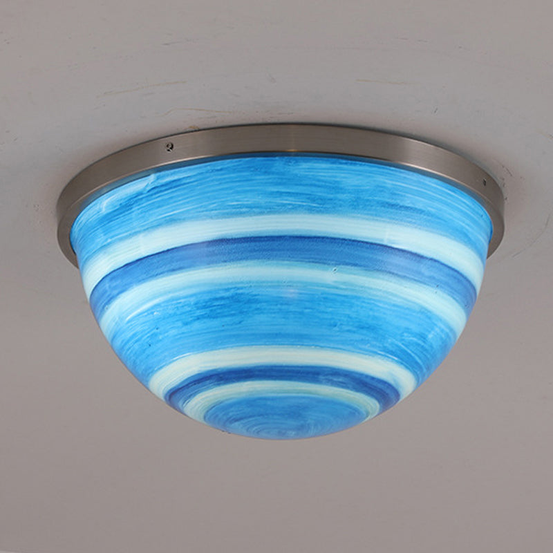 Bedroom Bowl Flush Ceiling Light Fixture Acrylic Contemporary Flush Mount Ceiling Light Clearhalo 'Ceiling Lights' 'Close To Ceiling Lights' 'Close to ceiling' 'Flush mount' Lighting' 192620