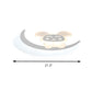 Animal Baby Bunny Flush Ceiling Light Acrylic LED Ceiling Lamp in White for Baby Boys Bedroom Clearhalo 'Ceiling Lights' 'Close To Ceiling Lights' 'Close to ceiling' 'Semi-flushmount' Lighting' 192673