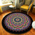 Ethnic Moroccan Rug Multi-Color Mandala Rug Non-Slip Backing Stain Resistant Carpet for Guest Room Green Clearhalo 'Area Rug' 'Moroccan' 'Rugs' Rug' 1927295