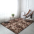 Fluffy Ikat Indoor Rug Soft Color Casual Rug Polyester Machine Washable Anti-Slip Carpet for Home Decor Dark Brown Clearhalo 'Area Rug' 'Casual' 'Rugs' Rug' 1927325
