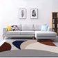 Pastel Morandi Color Block Rug Synthetics Nordic Area Carpet Anti-Slip Backing Easy Care Rug for Home Grey Clearhalo 'Area Rug' 'Rug' 1927376