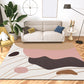 Pastel Morandi Color Block Rug Synthetics Nordic Area Carpet Anti-Slip Backing Easy Care Rug for Home Clearhalo 'Area Rug' 'Rug' 1927382