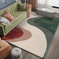 Pastel Color Novelty Rug Polypropylene Colorblock Drawing Print Abstract Carpet Easy Care Rug for Home Decor Green Clearhalo 'Area Rug' 'Rug' 1927394