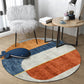 Bold Color Blocking Indoor Rug Multicolored Synthetics Carpet Stain Resistant Rug for Home Decor Yellow-Red Clearhalo 'Area Rug' 'Rug' 1927412