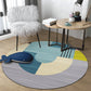 Bold Color Blocking Indoor Rug Multicolored Synthetics Carpet Stain Resistant Rug for Home Decor Heather Gray Clearhalo 'Area Rug' 'Rug' 1927415