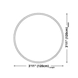 Pastel Color Circles Rug Polypropylene Kids Style Carpet Pet Friendly Indoor Rug for Baby Room Clearhalo 'Area Rug' 'Rug' 1927497