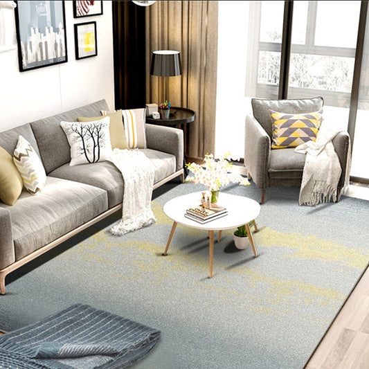 Aesthetics Ombre Area Rug Solid Color Minimalist Rug Synthetics Non-Slip Backing Stain-Proof Carpet for Home Grey Clearhalo 'Area Rug' 'Modern' 'Rugs' Rug' 1927513