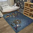 Cool Kids Rug Dark Color Fantasy World Area Carpet Anti-Slip Backing ...
