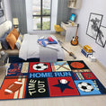 Cool Kids Rug Dark Color Fantasy World Area Carpet Anti-Slip Backing ...