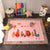 Lovely Cartoon Rug Bright Color Animal Indoor Rug Washable Anti-Slip Area Carpet for Nursery Pink 4'11" x 6'7" Clearhalo 'Area Rug' 'Rug' 1927758