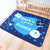Cheerful Animal Rug with Inspiring Words Multi-Colored Cartoon Carpet Polyester Non-Slip Rug for Child Room Dark Blue Clearhalo 'Area Rug' 'Rug' 1927803