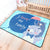 Cheerful Animal Rug with Inspiring Words Multi-Colored Cartoon Carpet Polyester Non-Slip Rug for Child Room Blue Clearhalo 'Area Rug' 'Rug' 1927804
