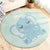 Cute Pet Indoor Rug Pastel Cartoon Rug Polypropylene Washable Stain-Proof Non-Slip Carpet for Baby Room Blue Clearhalo 'Area Rug' 'Rug' 1927892