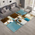 Aesthetic Industrial Area Rug Dark Color Oil Painting Abstract Carpet Anti-Slip Machine Wash Rug for Home Blue Clearhalo 'Area Rug' 'Rug' 1927934
