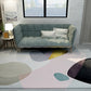 Multi-Colored Modern Rug Synthetics Color Block Abstract Pattern Rug Non-Slip Easy Care Carpet for Home Decor Black Clearhalo 'Area Rug' 'Rug' 1927971
