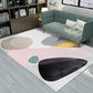 Multi-Colored Modern Rug Synthetics Color Block Abstract Pattern Rug Non-Slip Easy Care Carpet for Home Decor Clearhalo 'Area Rug' 'Rug' 1927972