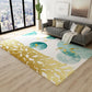 Novelty Dark Color Chinoiserie Rug Polypropylene Shoal of Fishes Pattern Carpet Anti-Slip Rug for Home Decoration Gold Clearhalo 'Area Rug' 'Rug' 1928033