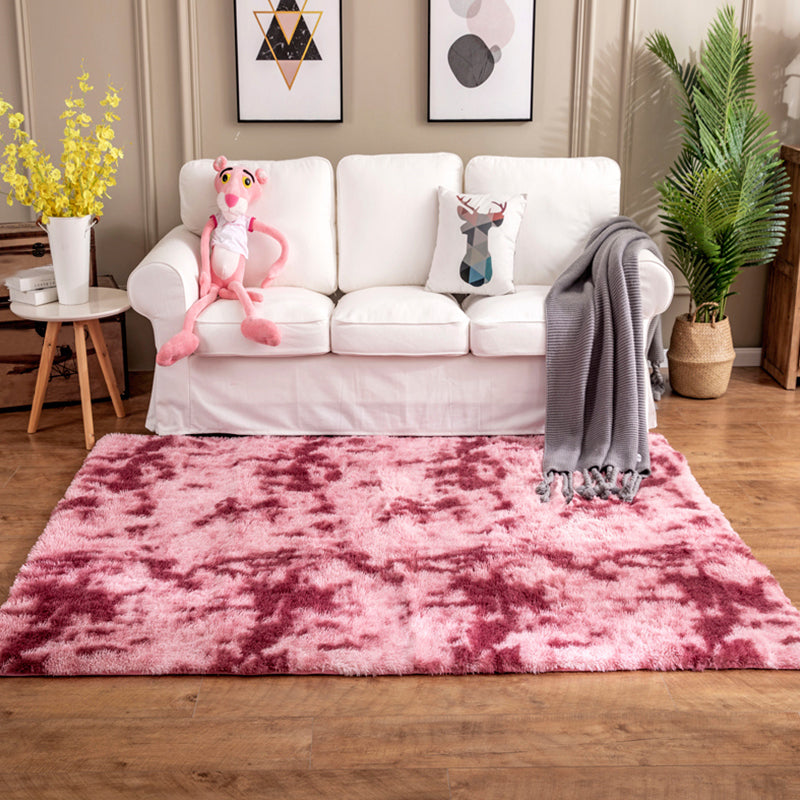 Creative Rust Metal Look Rug Pastel Color Industrial Rug Synthetics Non-Slip Backing Easy Care Carpet for Home Rose Red Clearhalo 'Area Rug' 'Rug' 1928066