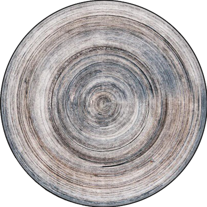 Casual Modern Rug in Grey Abstract Wood Grain Pattern Rug Polyester Machine Washable Carpet for Home Decoration Clearhalo 'Area Rug' 'Modern' 'Rugs' Rug' 1928203