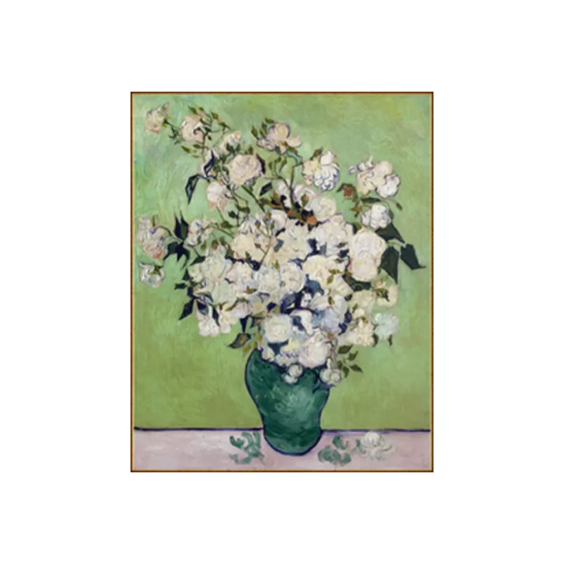 Rustic Potting Painting Girls Bedroom Paintings Flower Wall Art Print in Soft Color Clearhalo 'Art Gallery' 'Canvas Art' 'Country Art Gallery' 'French Country' 'Rustic' Arts' 1928375