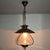 Clear 1 Light Pendant Lighting Fixture Vintage Crackle Glass Lantern Hanging Ceiling Light Clear Clearhalo 'Ceiling Lights' 'Chandeliers' 'Glass shade' 'Glass' 'Industrial Pendants' 'Industrial' 'Middle Century Pendants' 'Pendant Lights' 'Pendants' 'Tiffany' Lighting' 1928443