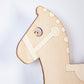 Rocking Horse Living Room Sconce Light Wooden Kids Creative LED Wall Lamp in Beige Clearhalo 'Wall Lamps & Sconces' 'Wall Lights' Lighting' 192956
