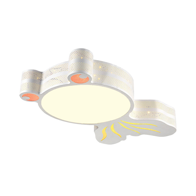 Kindergarten Fish Shape Flush Mount Ceiling Fixture Acrylic Contemporary Ceiling Light Fixture Clearhalo 'Ceiling Lights' 'Close To Ceiling Lights' 'Close to ceiling' 'Flush mount' Lighting' 192965