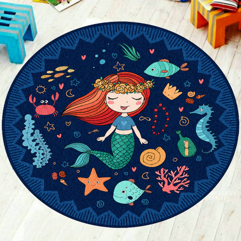 Kids Wonderland Rug Multicolor Polypropylene Carpet Non-Slip Pet Friendly Rug for Childrens Bedroom Purple Clearhalo 'Area Rug' 'Rug' 1932052