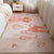 Lovely Cartoon Rug Soft Color Fairy Tale Carpet Machine Wash Anti-Slip Rug for Child Bedroom Light Red Clearhalo 'Area Rug' 'Rug' 1932073