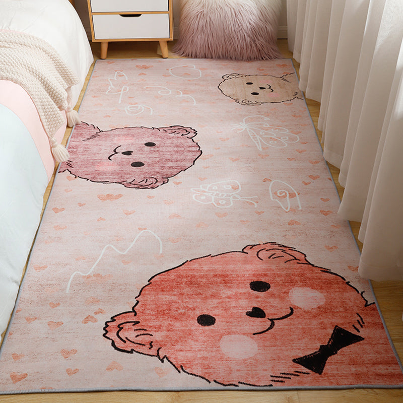 Lovely Cartoon Rug Soft Color Fairy Tale Carpet Machine Wash Anti-Slip Rug for Child Bedroom Brown Clearhalo 'Area Rug' 'Rug' 1932081
