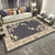 Classic Multi-Color Oriental Rug Polyester Branch and Bird Pattern Carpet Washable Pet Friendly Anti-Slip Carpet for Parlor Grey Clearhalo 'Area Rug' 'Rugs' 'Vintage' Rug' 1932128