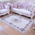 Aesthetic Flower Pattern Rug Polyester Vintage Indoor Rug Pet Friendly Washable Anti-Slip Backing Carpet for Decoration Khaki Clearhalo 'Area Rug' 'Rugs' 'Vintage' Rug' 1932162
