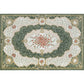 Blossom Pattern Rug Polyester Retro Area Rug Anti-Slip Backing Machine Washable Indoor Rug for Bedroom Clearhalo 'Area Rug' 'Rugs' 'Vintage' Rug' 1932201