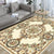 Classic Floral Pattern Rug Multicolor Retro Carpet Polyester Washable Pet Friendly Anti-Slip Backing Area Rug for Parlour Camel Clearhalo 'Area Rug' 'Rugs' 'Vintage' Rug' 1932232
