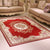 Multi Colored Blossom Pattern Rug Polyester Retro Rug Anti-Slip Backing Pet Friendly Washable Carpet for Drawing Room Red Clearhalo 'Area Rug' 'Rugs' 'Vintage' Rug' 1932257