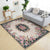 Luxurious Blossom Pattern Rug with Leaf Multicolor Vintage Carpet Polyester Washable Pet Friendly Anti-Slip Area Rug for Parlour Navy Clearhalo 'Area Rug' 'Rugs' 'Vintage' Rug' 1932355