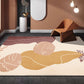 Multicolor Colorblock Rug Polyester Contemporary Indoor Rug Anti-Slip Backing Machine Washable Area Rug for Sitting Room Heather Gray Clearhalo 'Area Rug' 'Rug' 1932383