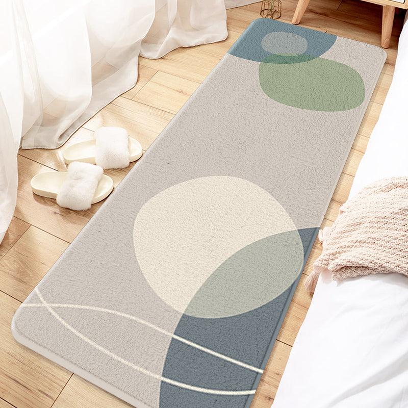Aesthetic Multicolor Colorblock Rug Polyester Modernism Indoor Rug Pet Friendly Washable Anti-Slip Carpet for Decoration Blue Clearhalo 'Area Rug' 'Rug' 1932510